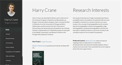 Desktop Screenshot of harrycrane.com